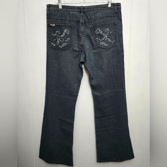 Moto Blues Studded Pocket Jeans - Picture 2 of 4